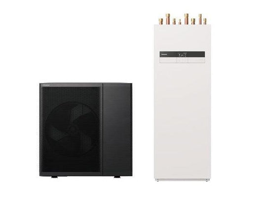 Panasonic Aquarea LT 5 kW 230V, R290 Luftwärmepumpe Monoblock mit Speicher 185L, E-Heizelement 3kW, Fremdstromanode, Generation L - Ecoenergy Schweiz AG